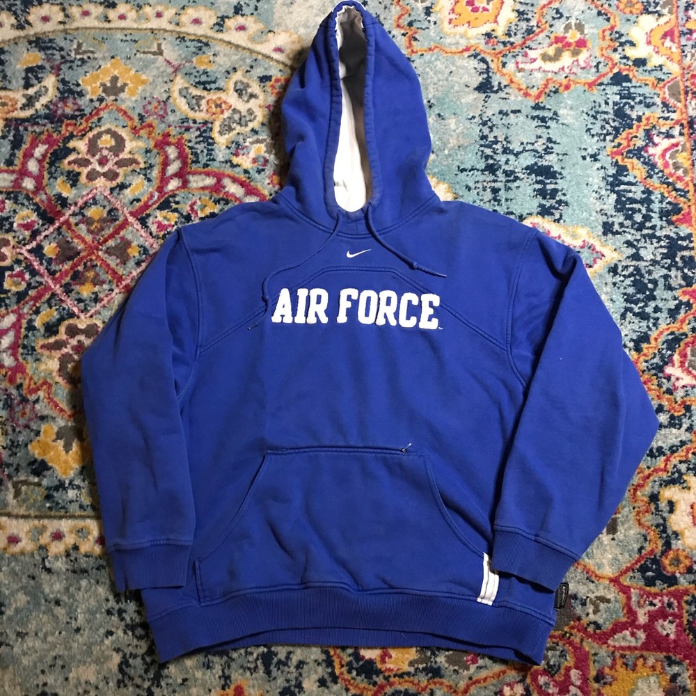 Nike Blue Air Force Hoodie